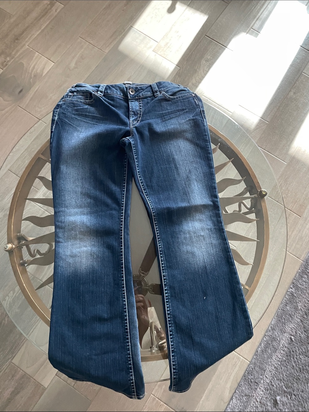 Silver Jeans Women's Dark Blue Flare Jeans
